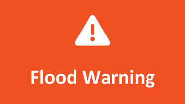 Flood warning for Abbotsford - December 10, 2025